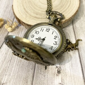 Jurassic dinosaur pocket watch, pocket watch Christmas gift for Boys and Girls image 5