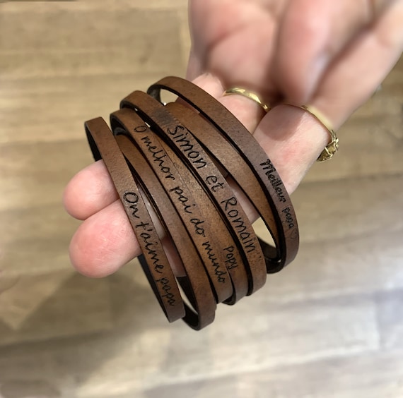 Bracelet 3 tours You & Me argenté vieilli et Pierre naturelle pour