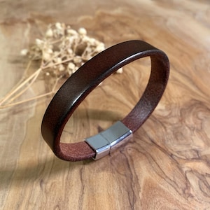 Boyfriend Gift Anniversary Gift For Husband Hidden Message Bracelet for Men Gifts for Him Personalized Unique Gift Leather Bracelet Custom
