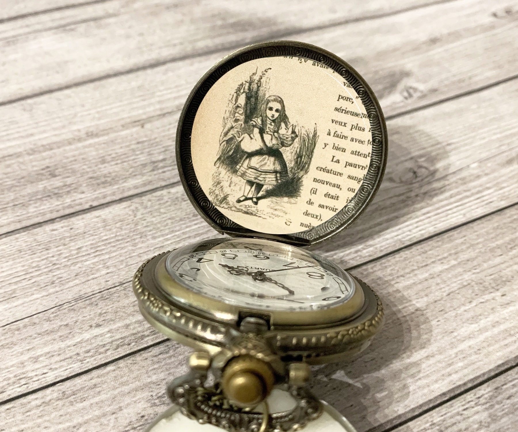 Alice in Wonderland Alice Pocket Watch, Alice