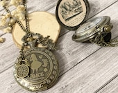 Alice in Wonderland Alice Pocket Watch, Alice