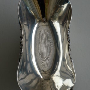 1900s Italian Silver Bread Basked, marked 800