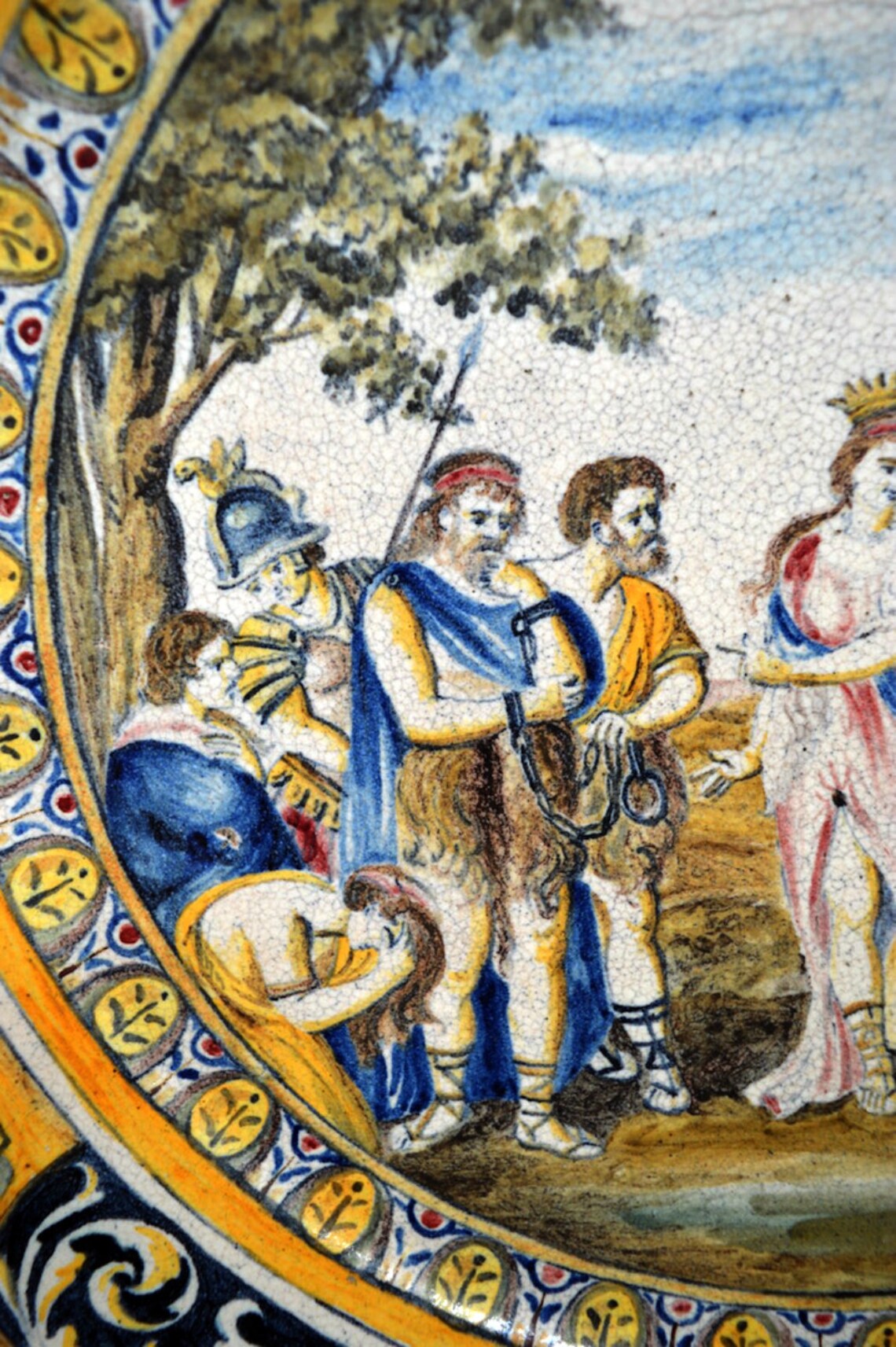 Antique Italian Majolica Wall Plate - Etsy