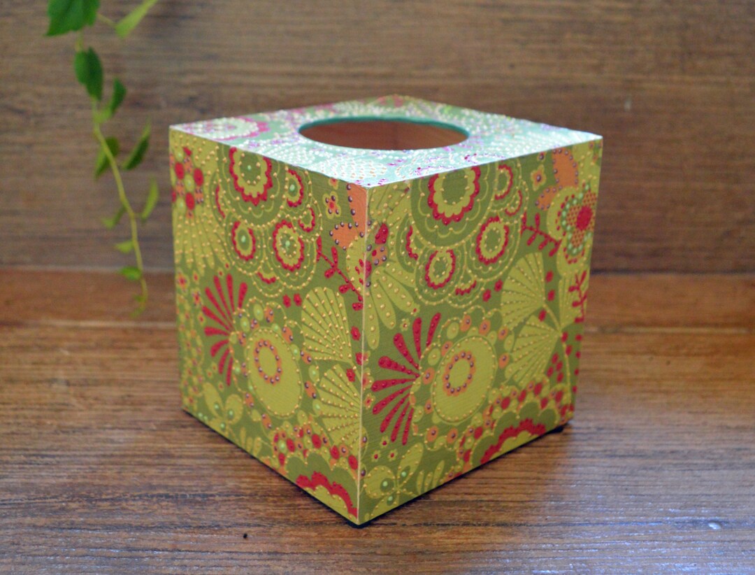 Hand Made Tissue Box Cover - Etsy