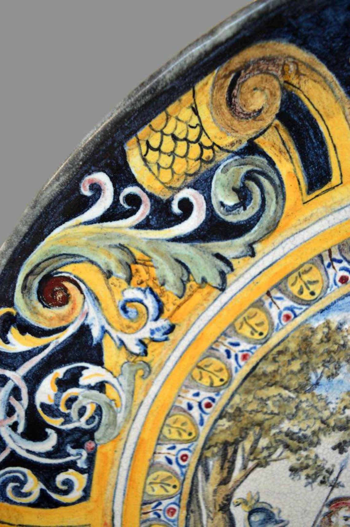 Antique Italian Majolica Wall Plate - Etsy