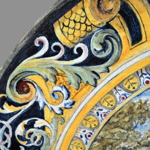 Antique Italian Majolica Wall Plate - Etsy