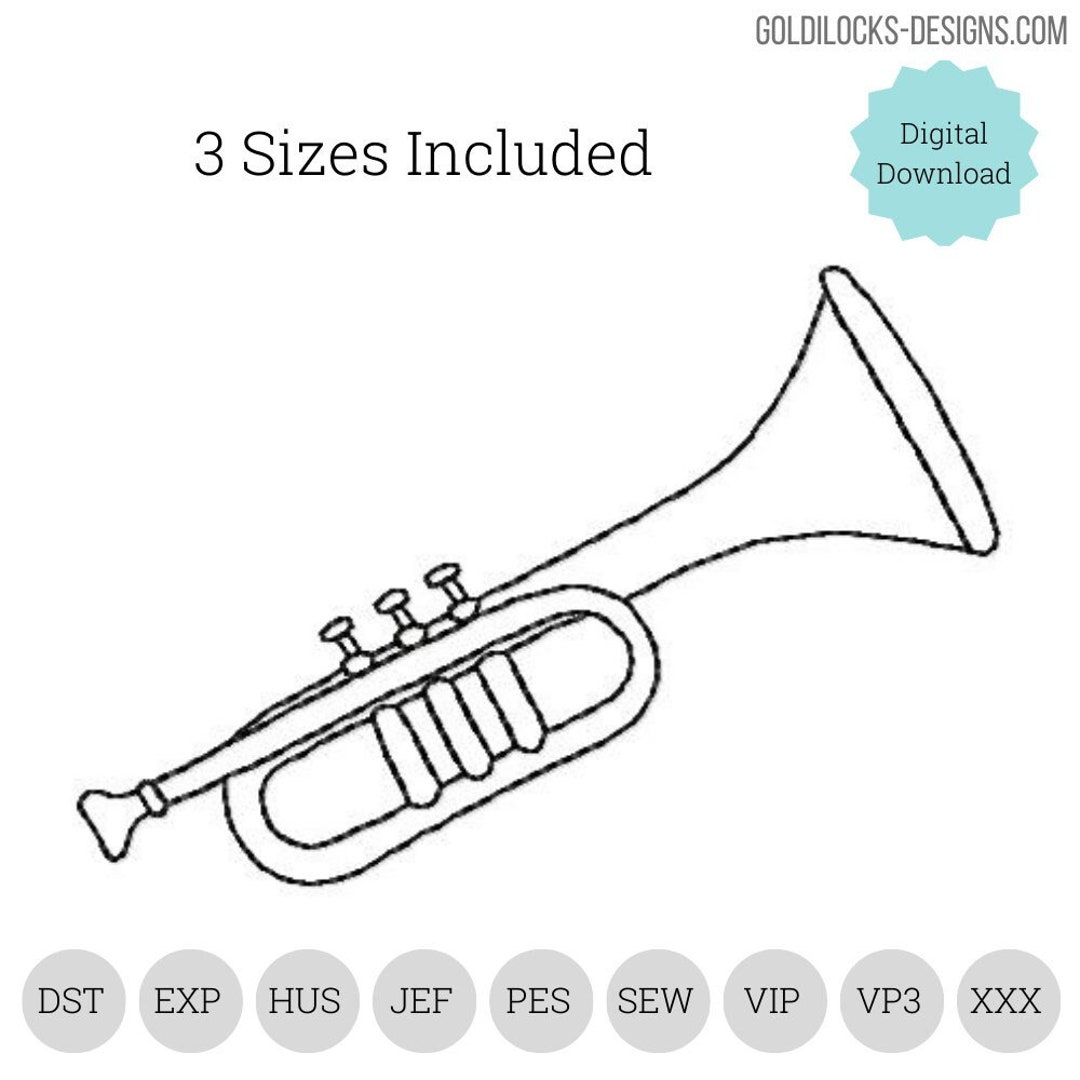 handmade-drawing-trumpet