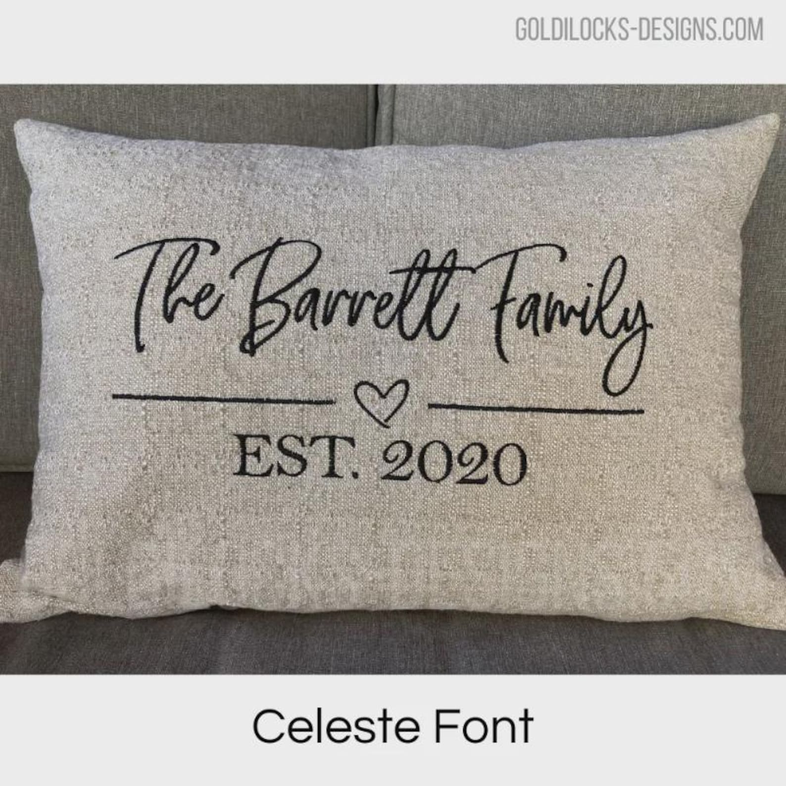 Celeste Script Handwriting Machine Embroidery Font Embroidery Font in 2 ...