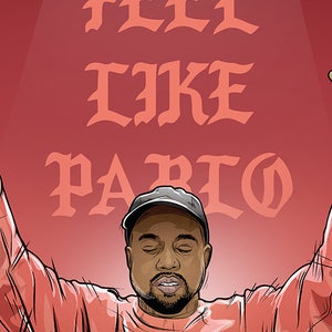 Kanye West art I Feel Like Pablo Print / Poster image 2