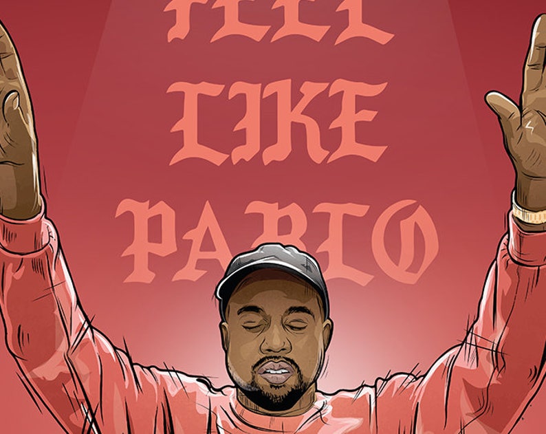 Kanye West art I Feel Like Pablo Print / Poster image 2
