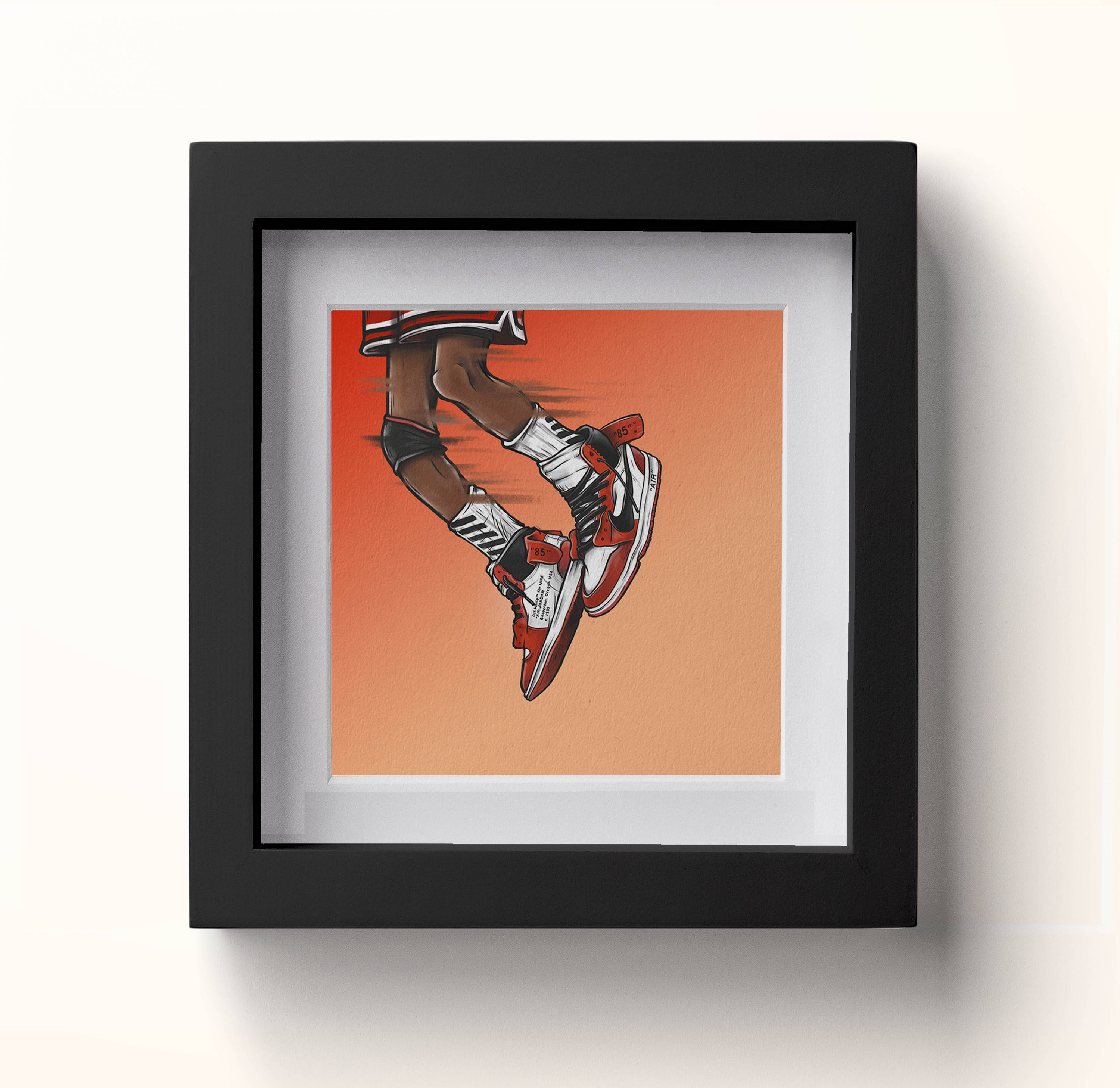 off white jordan 1 poster