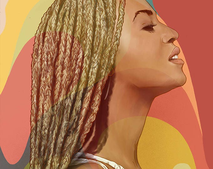 Beyoncé Art print/poster - Etsy