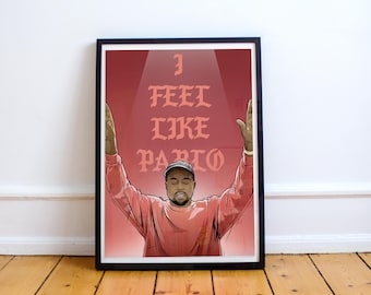 Kanye West art - I Feel Like Pablo ( Print / Poster )