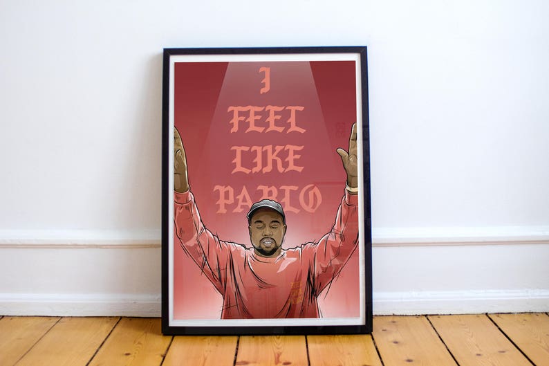 Kanye West art I Feel Like Pablo Print / Poster image 1