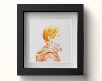 David Bowie illustration (Print / Poster)