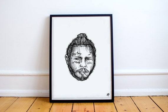 Post Malone /& Swae Lee//Sunflower Lyrics INSPIRED Poster//Print