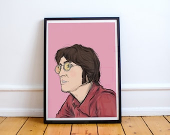 John Lennon illustration - Print / Poster