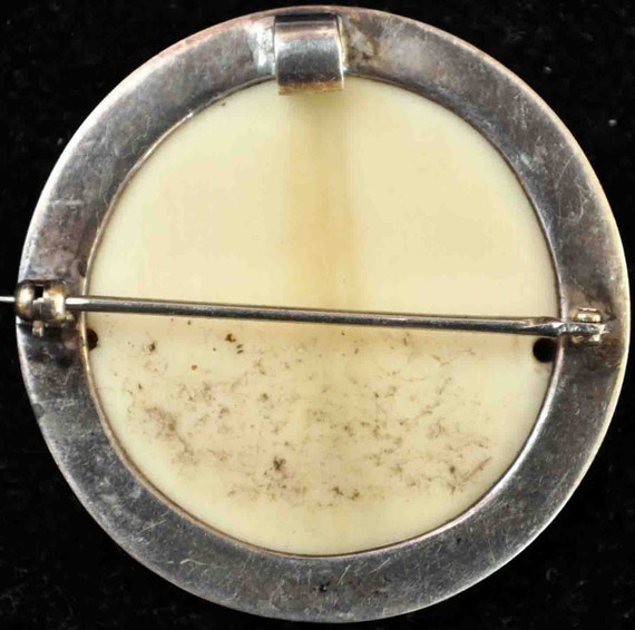 Antique Chinese Solid silver Hand Carved Floral P… - image 2