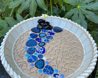 Mosaic Kit: Peach Path Bee Bath