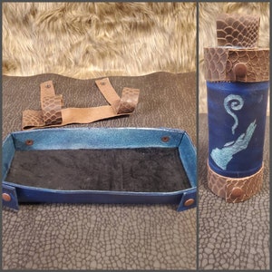 Mage Roll Scroll Dice Tray