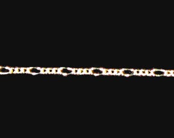 Delicate Figaro Gold-Fill Chain