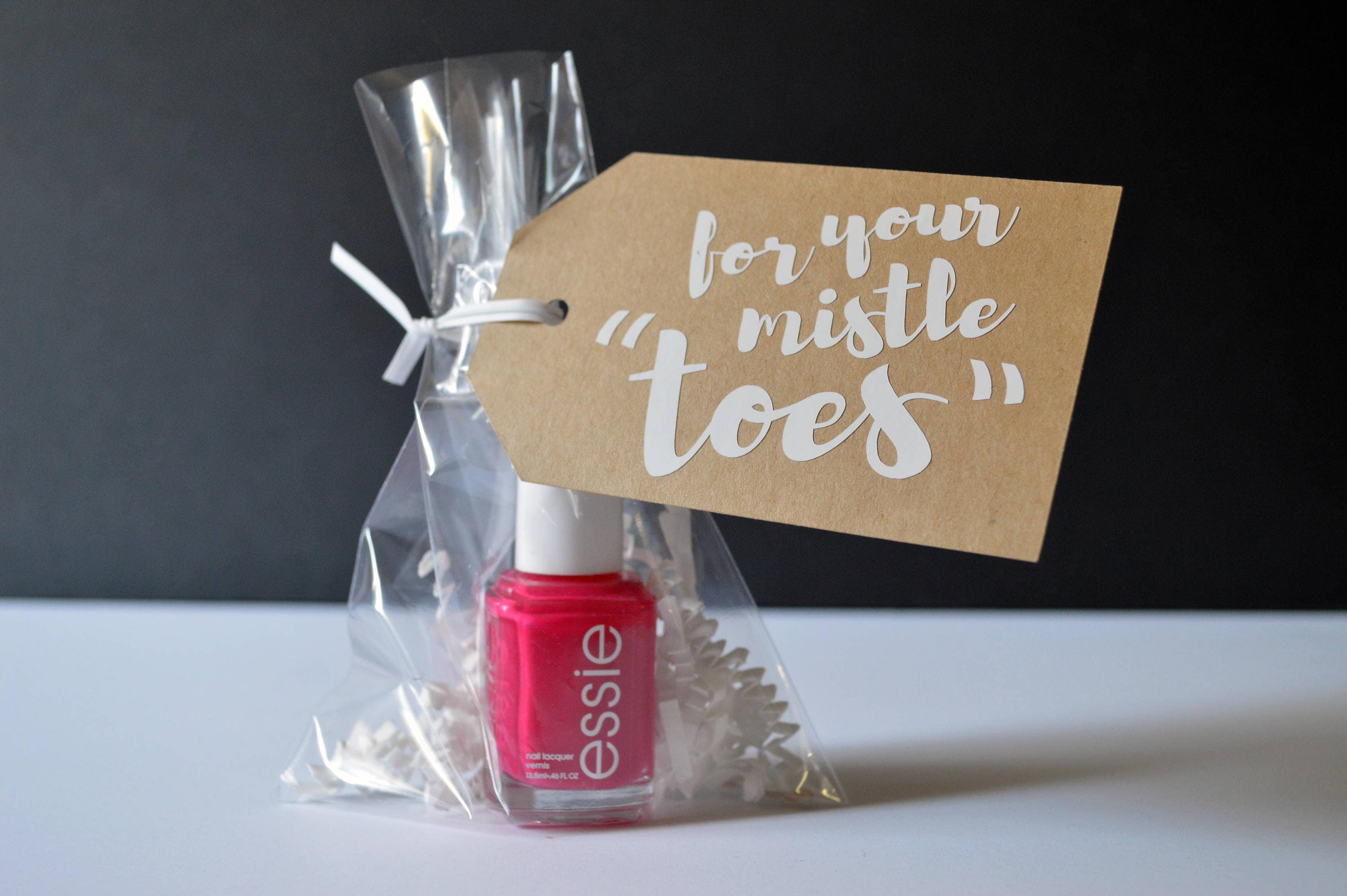 Nail polish gift bag kits For Your Mistle Toes Coworker Etsy