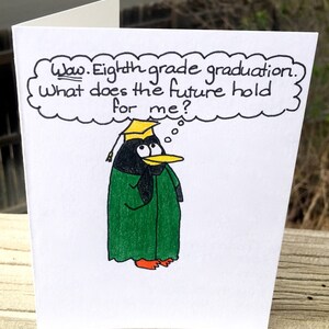 graduation greeting card 8th grade graduation card handmade etsy