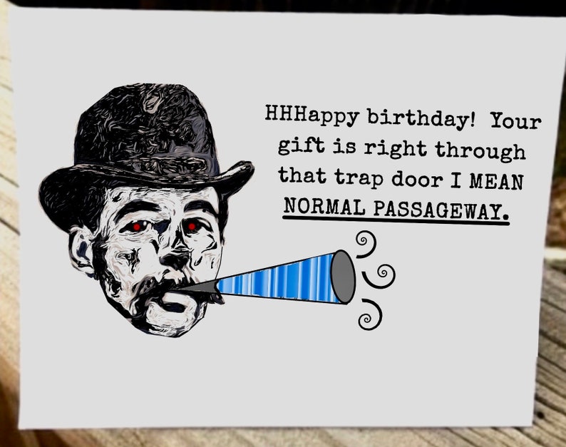 Serial Killer Birthday Card HH Holmes Card Funny Birthday Etsy