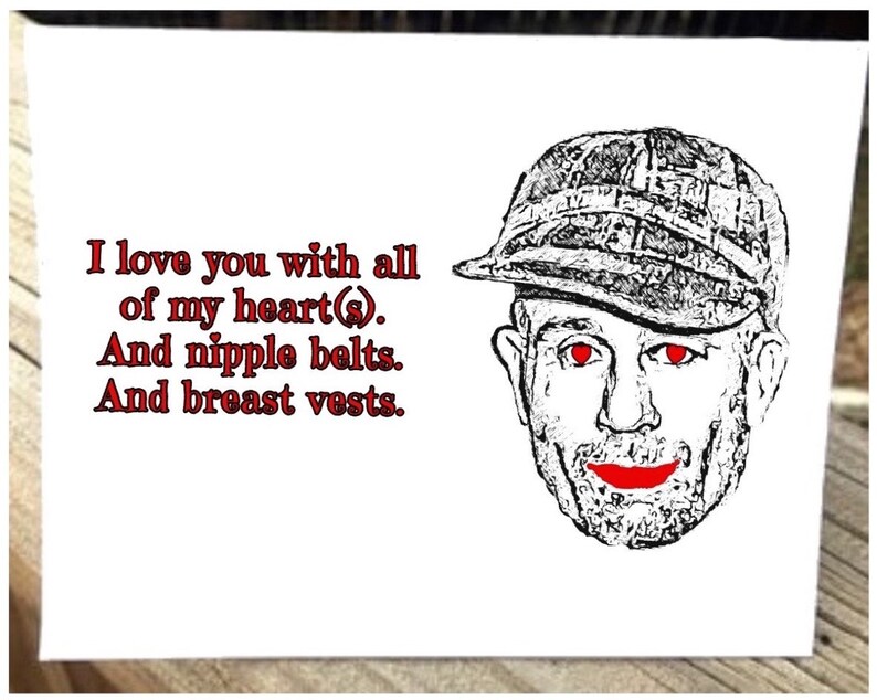 Serial Killer Valentine's Day Card Ed Gein Love Card Etsy