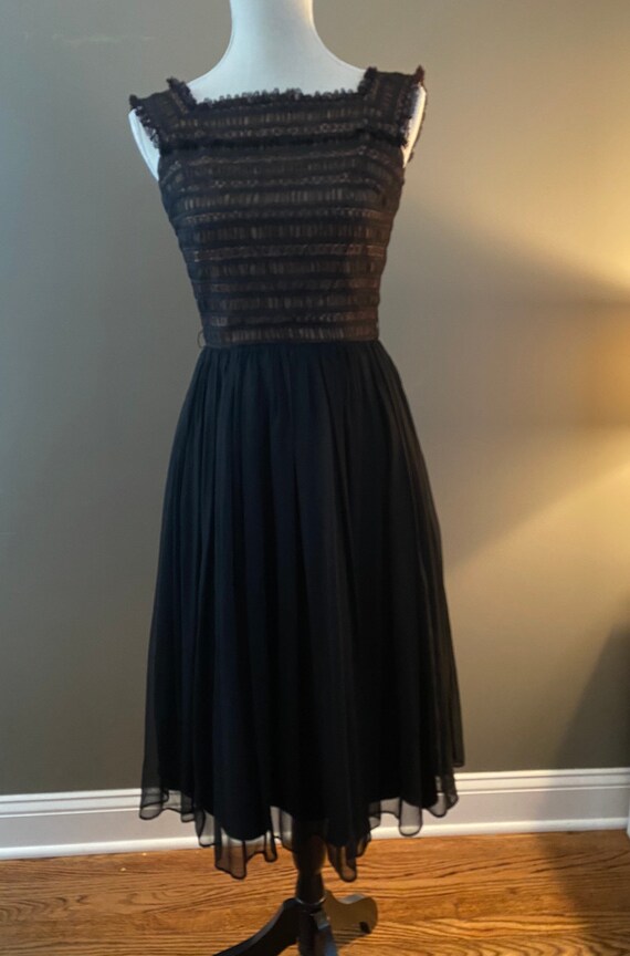 Smocked 60’s Cocktail Dress