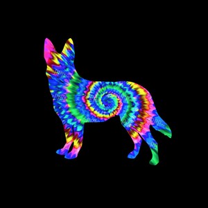 German Shepherd Patterned Vinyl Decal perfect for your cooler, tumbler, phone case, and more!  Choose your favorite preppy pattern and size!