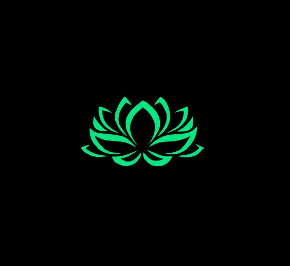 Lotus Flower Yoga Symbol Vinyl Decals for Cars Tumblers | Etsy