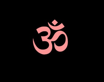 Om Yoga Symbol Vinyl Decal for cars, windows, almost any smooth surface!