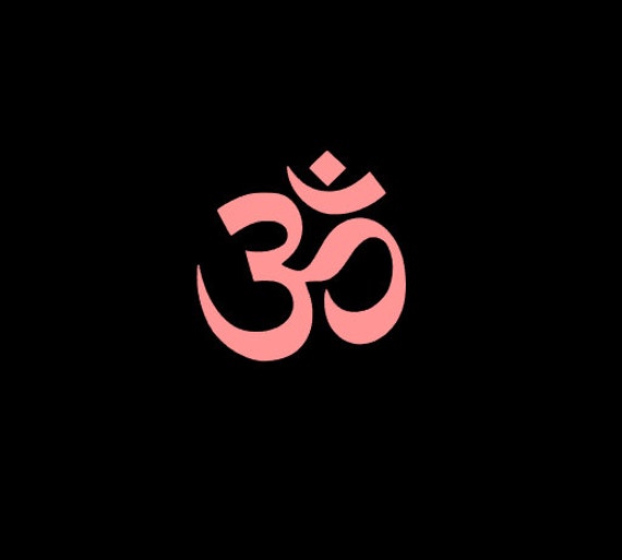 Om Symbol Decal, Yoga Car Decal, Laptop Decal, Om Decal