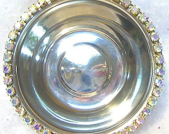 Rhinestone Food and Water Bowl Set