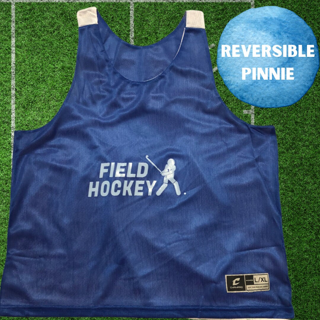 Field Hockey Reversible Pinnie Royal Blue Etsy