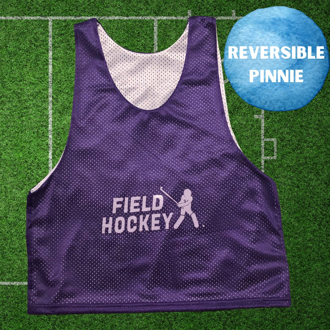Field Hockey Reversible Pinnie Purple Etsy