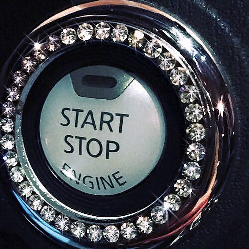 Auto Car Key Switch Decoración Anillo Styling Exquisito Anillo Decorativo Auto Car Key Switch Decoración Anillo Styling Exquisito Anillo Decorativo
