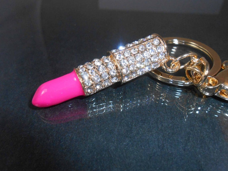 lipstick crystal bag