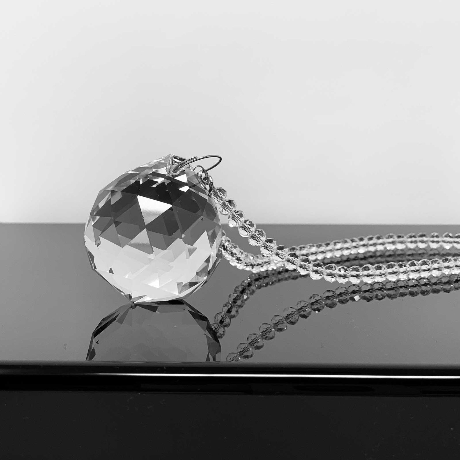 Crystal Ball Rear View Mirror Charm Bling Car Accessories Etsy