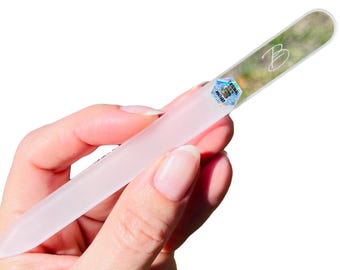 Czech Crystal Glass Nail File, Fine Grade, Everlasting