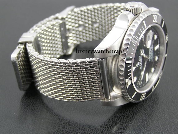 omega shark mesh bracelet