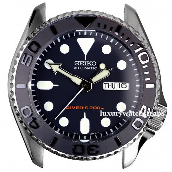 GUN METAL CERAMIC BEZEL INSERT FOR CUSTOM MADE FOR SEIKO 6309 7002 SKX007 SKX009