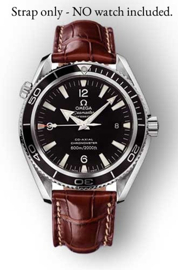 omega seamaster leather strap