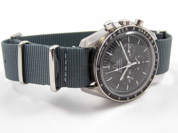 Gun metal Nylon balistico grigio Nato® cinturino per Omega | Etsy Italia