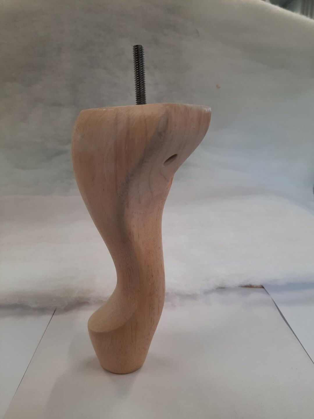 9 Queen Anne Furniture Leg Feet Unfinished Wood Ottoman Etsy