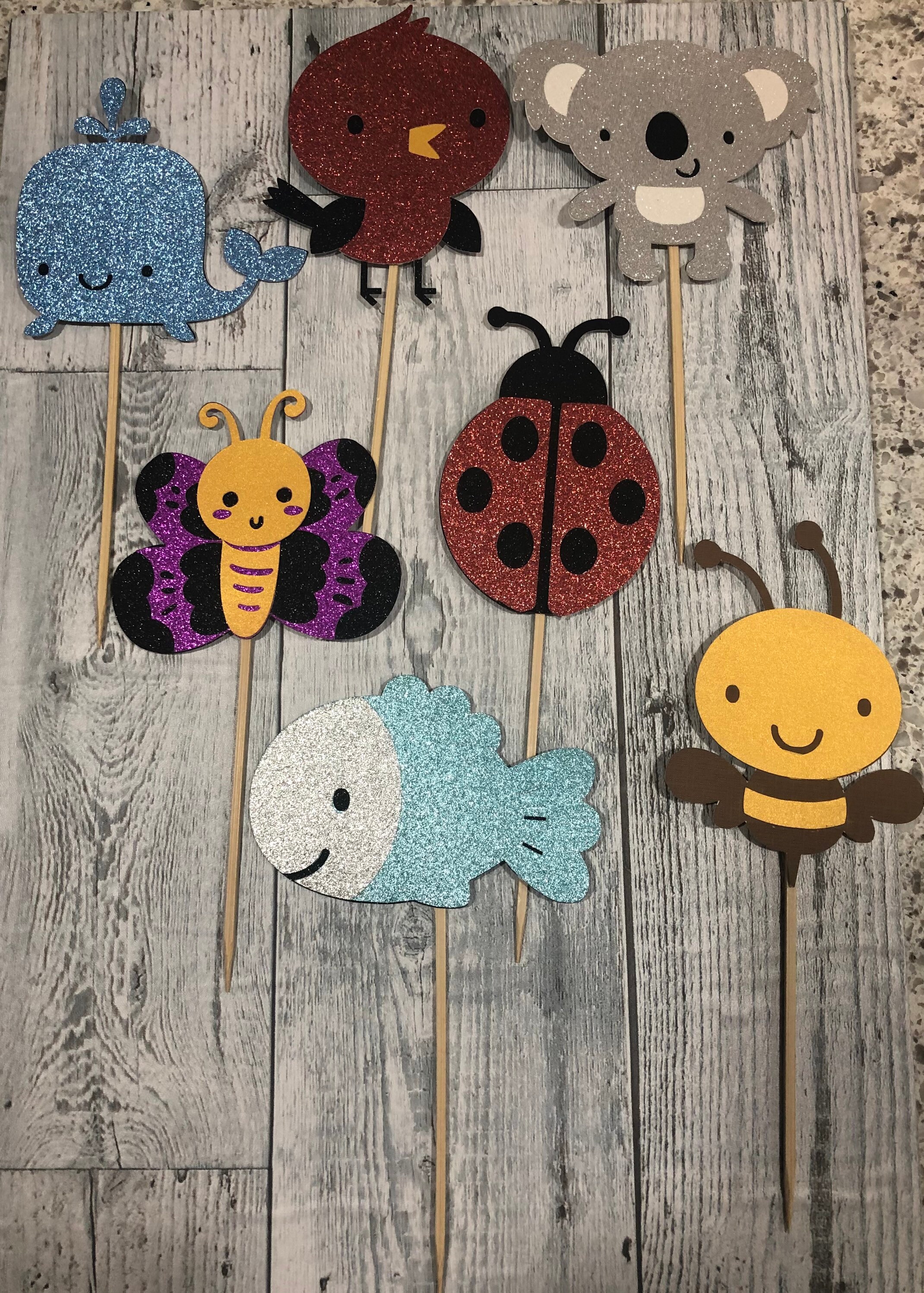 Bug/insects/water Animal Centerpieces/die Cuts (5”) | Bugs/insect ...