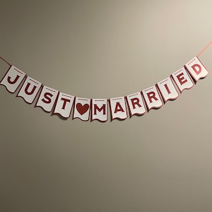 Just Married Banner | Wedding Decor | Car Sign Banner | Wedding Banner | Wedding Photography | DIY Weddings | Just Married | Wedding Photos