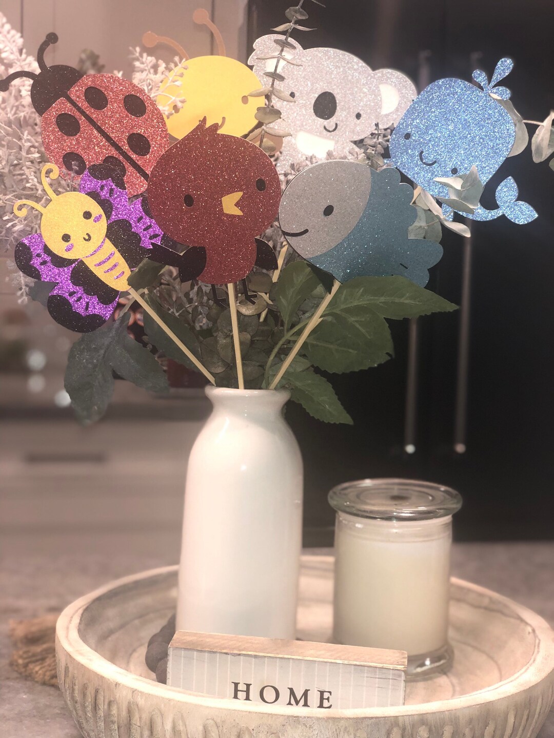 Bug/insects/water Animal Centerpieces/die Cuts 5 Etsy