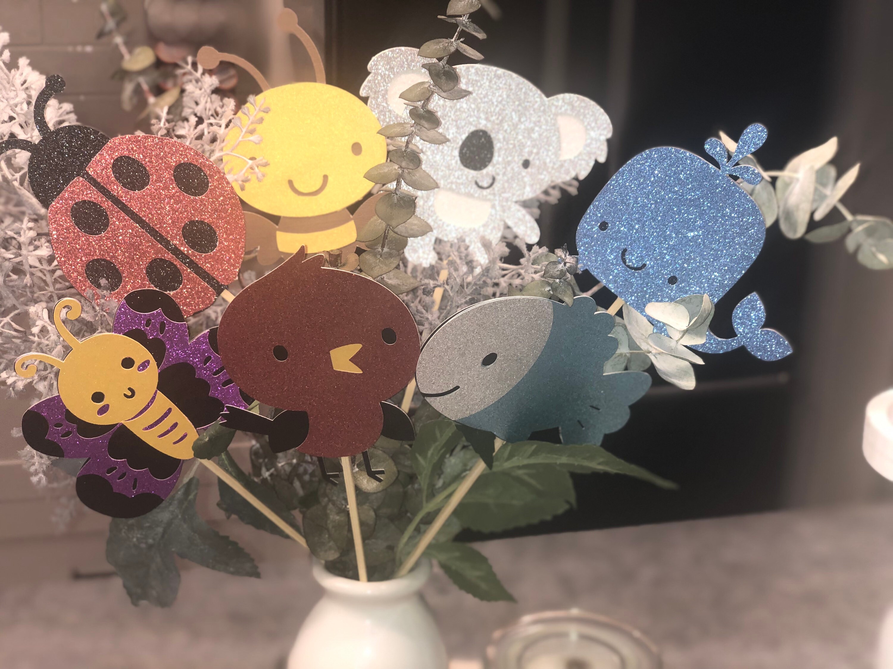 Bug/insects/water Animal Centerpieces/die Cuts (5”) | Bugs/insect ...
